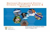 National Designated Entity – Climate Technology Centre ...