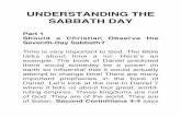 UNDERSTANDING THE SABBATH DAY