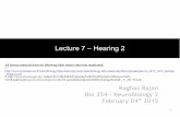 Lecture 7 – Hearing 2 - IISER Pune