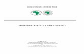 2011 - 2013 - Zimbabwe - Country Brief - African Development Bank