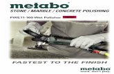 Metabo Wet Polisher Brochure - Toolocity