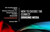 How to Choose the Correct GRINDING MEDIA