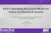 KSU’s Operating Assurance Model for