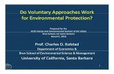 Do Voluntary Approaches Work for - ERI people pages