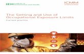 The Setting and Use of Occupational Exposure Limits