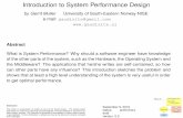 Tutorial Measuring and Modeling System Performance