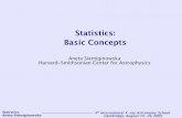 Statistics: Basic Concepts - Chandra X-Ray Observatory (CXC)