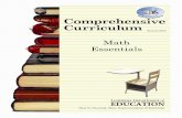 Math Essentials Comprehensive Curriculum - Kenilworth Science