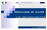 Manuale di Audit - POFESR Basilicata
