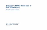 Ingres 2006 R2 for Windows Quick Start Guide - Huihoo