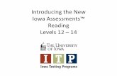 Form E Content Overview Grades 6-8 Reading - Iowa Testing