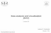 Data analysis and visualization (DAV)