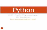 Python - Stony Brook University