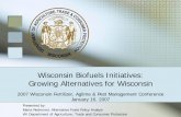 Wisconsin Biofuels Initiatives: Growing Alternatives for ...