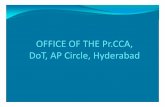 OFFICE OF THE Pr.CCA, DoT, AP Circle, Hyderabad