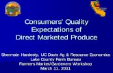 Consumers’ Quality Expectations of Direct Marketed Produce
