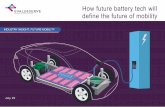 How future battery tech will define the future of mobility