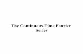 The Continuous-Time Fourier Series - Utk