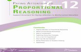 Paying Attention to Proportional Reasoning, Kâ€“12