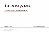 Technical Reference for Lexmark C520, C522n, C524, C524n