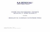 HOW TO DO BASIC TASKS QUICKLY AND EASILY with MAGAYA CARGO