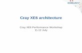 Cray XE6 Hardware - Prace Training Portal