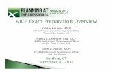 AICP Exam Preparation Overview - Connecticut Chapter of the