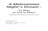 A Midsummer Night's Dream : - Education Library - University of