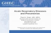 Acute Respiratory Diseases and Pneumonias - Consortium of