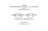 Thesis Manual - UIC Graduate College - University of Illinois at