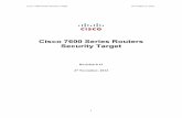 Cisco 7600 Series Routers Security Target - Common Criteria