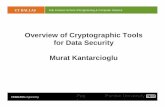 Overview of Cryptographic Tools for Data Security Murat