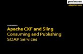 Apache CXF and Sling - pro!vision GmbH