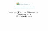 Long-Term Disaster Recovery Guidelines - FACA