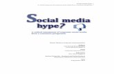 Social media hype? - Kommunikationsforum