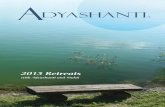 2013 Retreats - Adyashanti