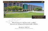 Relazione Annuale della Ricerca Dipartimentale - Dipartimento di