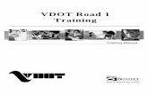 VDOT Road 1 Training