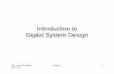 Introduction to Digital System Design - Cleveland State University