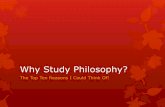 Why Study Philosophy? - Cabrillo College