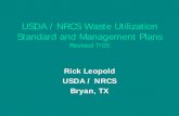 USDA / NRCS Waste Management Plans - The Texas Nutrient