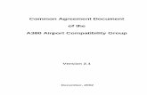 Common Agreement Document of the A380 Airport Compatibility - ACI