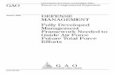 GAO-06-232 Defense Management: Fully Developed Management