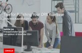 Rulebase Polishing Presentation - Oracle