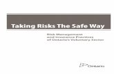 Taking Risks the Safe Way: Risk Management and Insurance