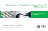 Registration of New Cosmetic Ingredient with SFDA in China - CIRS