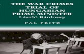 The war crimes trial of Hungarian Prime Minister Lszl³ - MEK