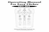 Programming Manual & Codes - Universal Remote Control