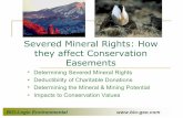 Severed Mineral Rights: How they affect Conservation Easements