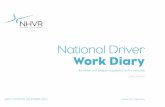 new National Driver Work Diary - the National Heavy Vehicle